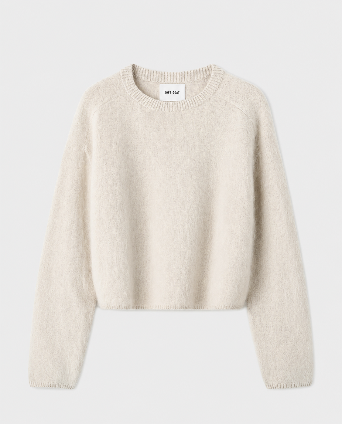 Jasnoszary sweter z kaszmiru - Image #0
