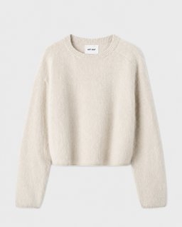 Jasnoszary sweter z kaszmiru - Image #0