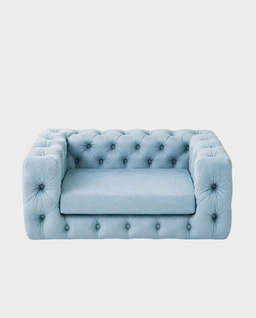 Niebieska sofa dla psa Glamour - Image #0