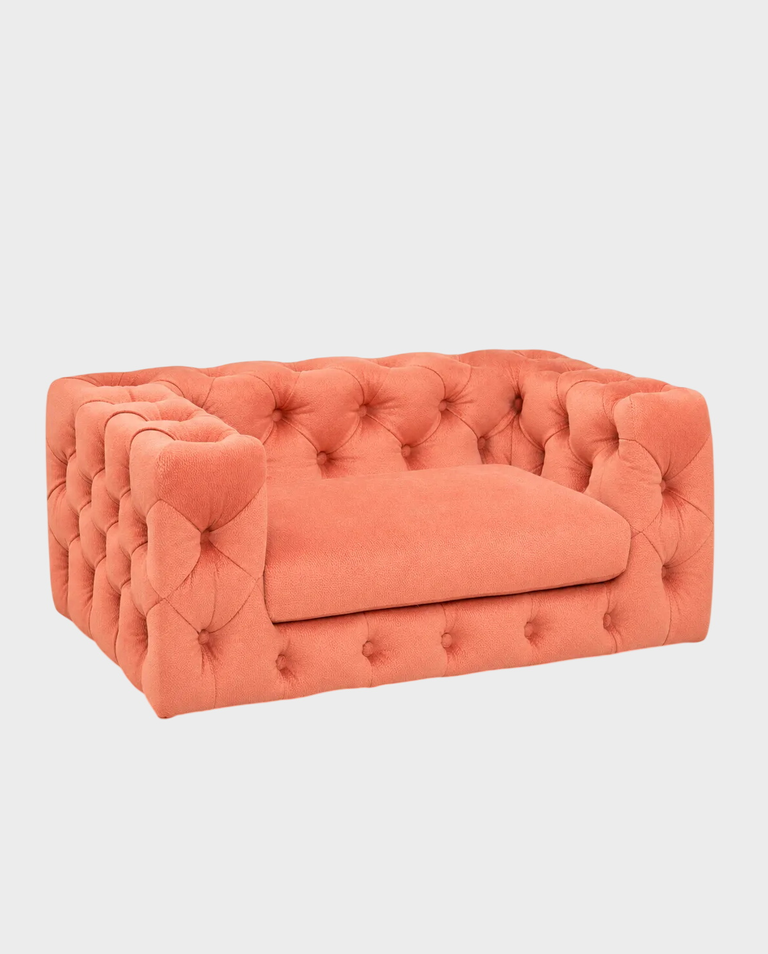 Różowa sofa dla psa Glamour