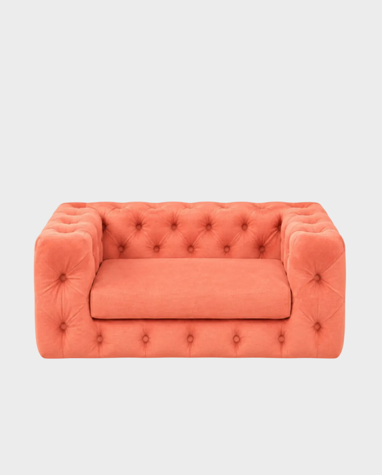 Różowa sofa dla psa Glamour