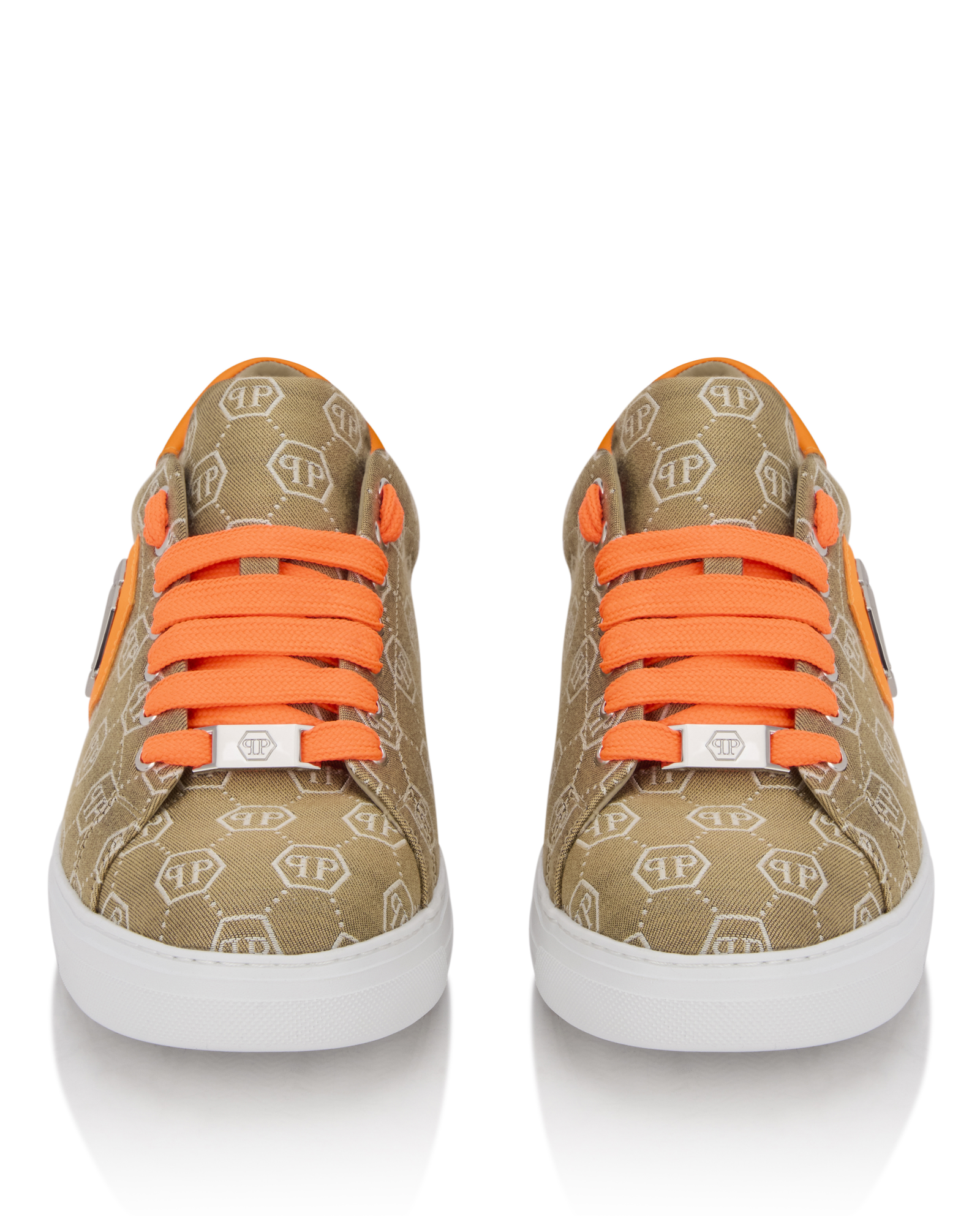Beżowe sneakersy z monogramem - Image #6
