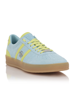 Błękitne sneakersy ze skóry zamszowej - Image #1