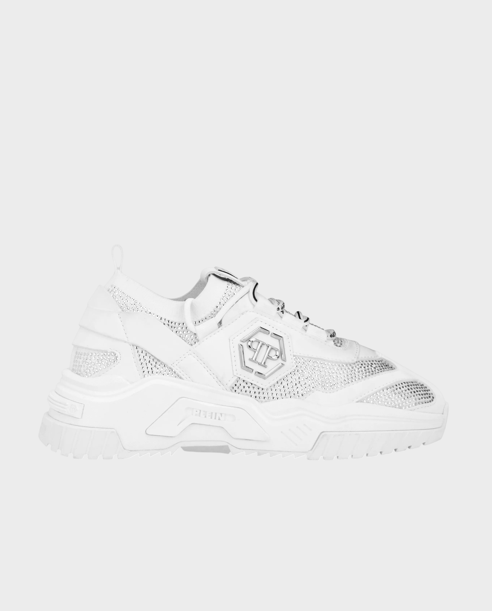 Białe sneakersy z kryształkami Predator Strass - Image #0