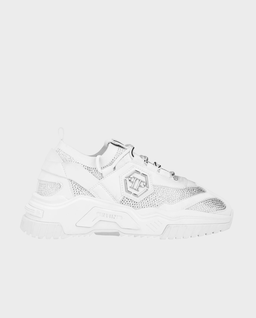 Białe sneakersy z kryształkami Predator Strass - Image #0