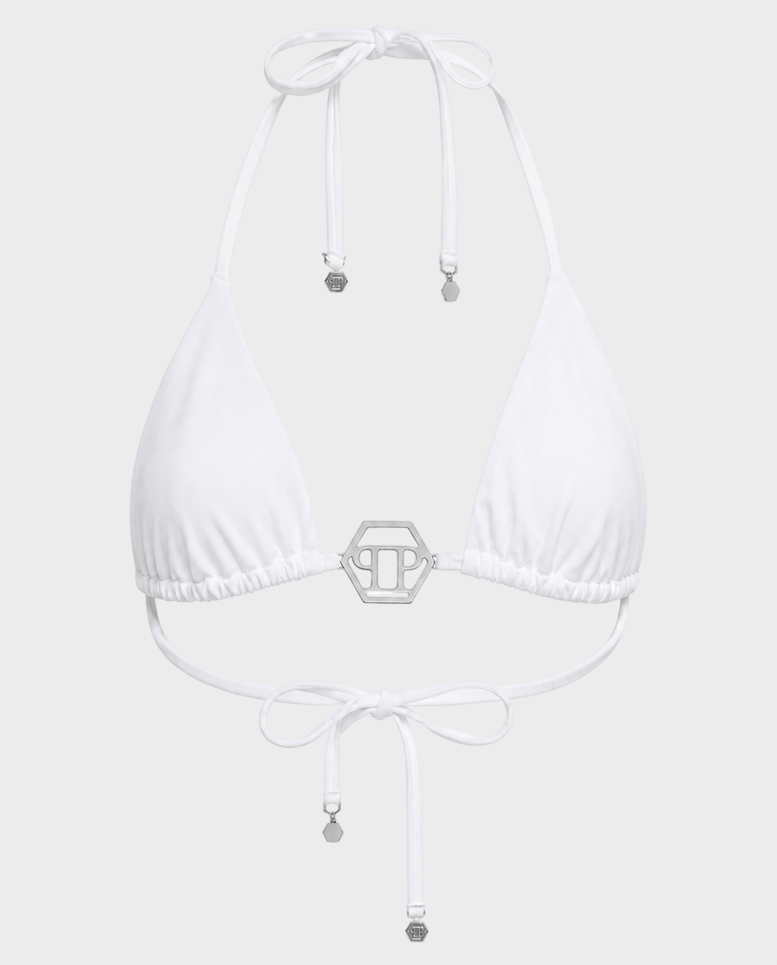 Biały top od bikini Hexagon - Image #0