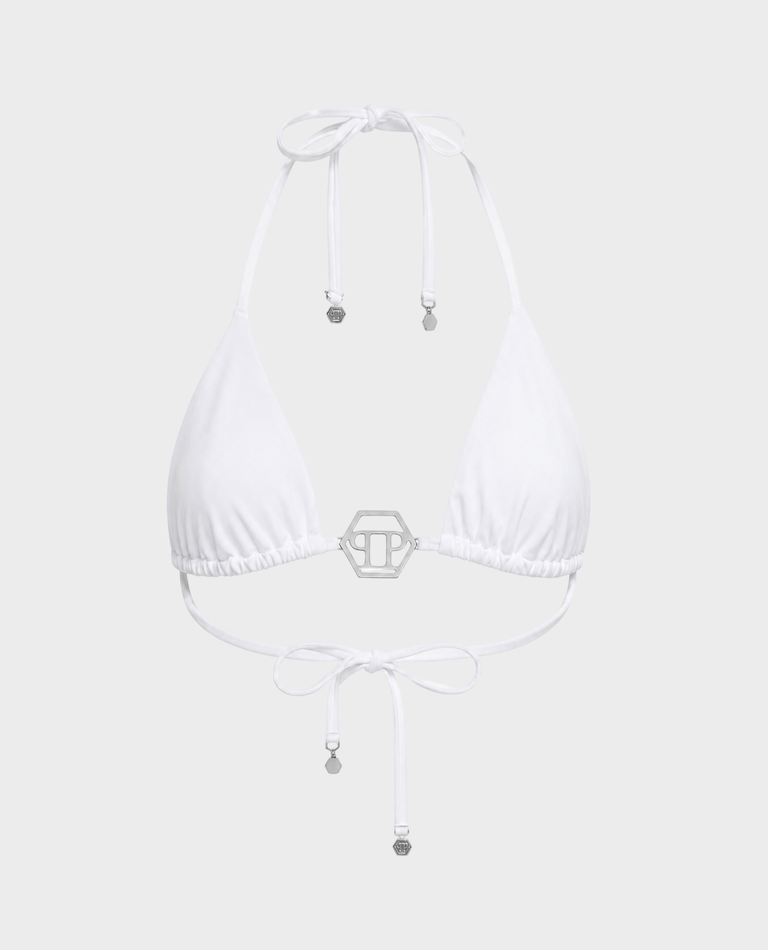 Biały top od bikini Hexagon