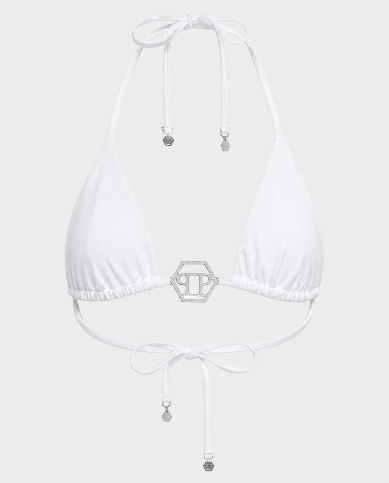 Biały top od bikini Hexagon