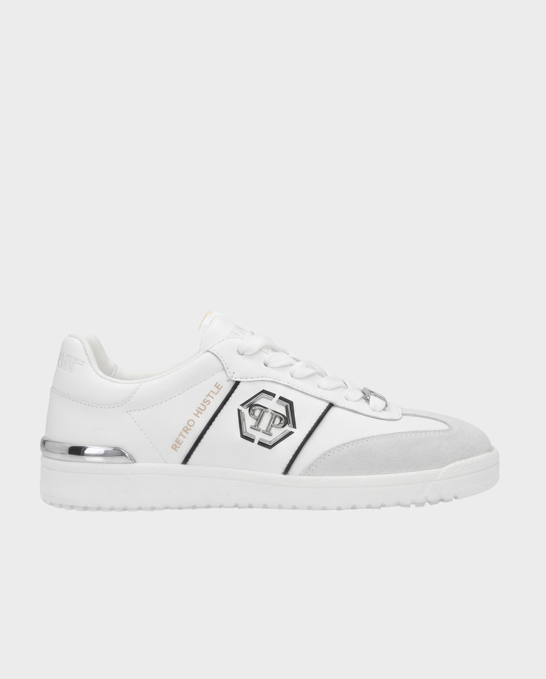Białe sneakersy Retro Hustle Bicolor