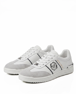 Białe sneakersy Retro Hustle Bicolor - Image #3