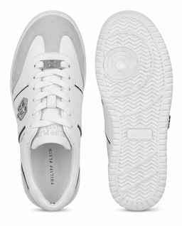 Białe sneakersy Retro Hustle Bicolor - Image #5