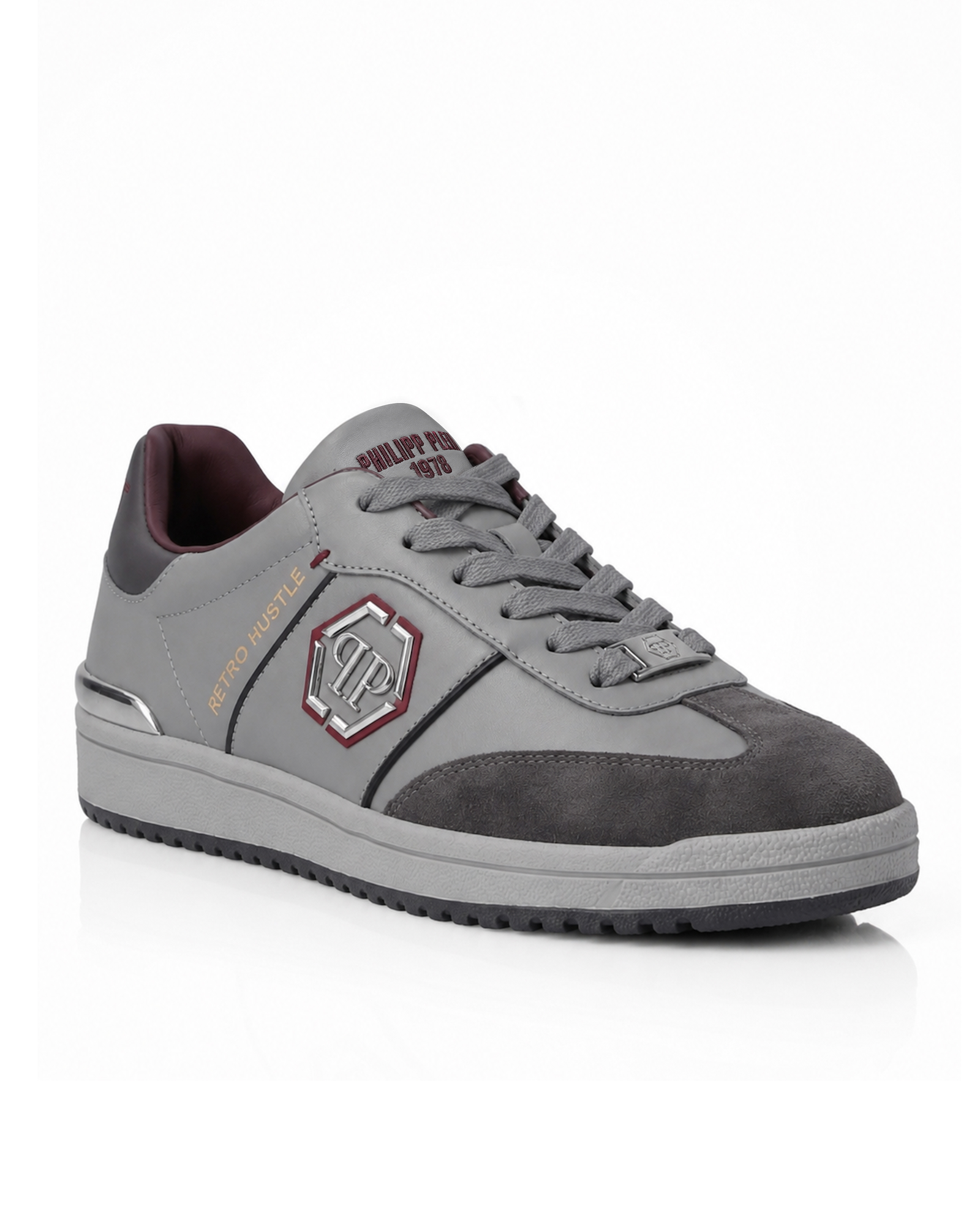 Szare sneakersy Retro Hustle Bicolor - Image #1