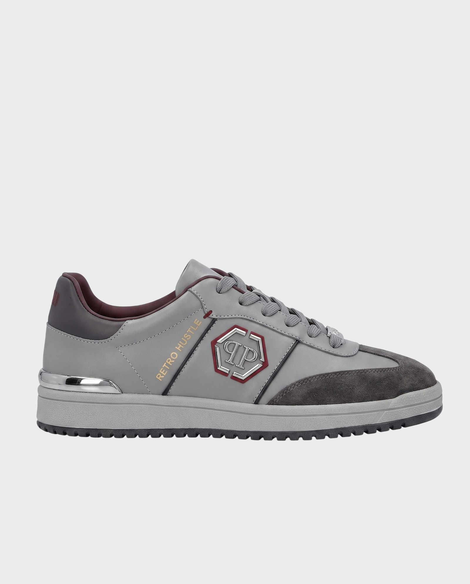 Szare sneakersy Retro Hustle Bicolor - Image #0