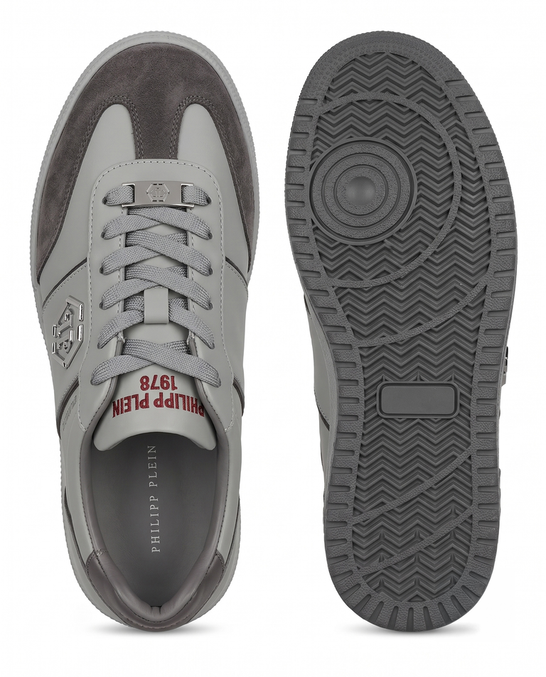 Szare sneakersy Retro Hustle Bicolor - Image #5