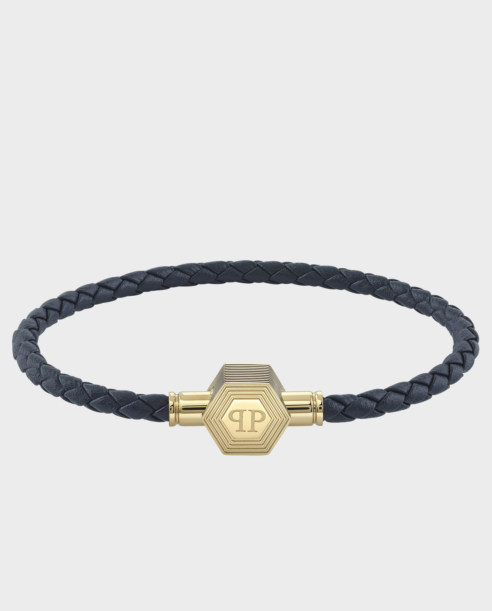 Granatowa bransoletka z logo Enigma - Image #0