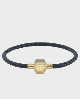 Granatowa bransoletka z logo Enigma - Image #0
