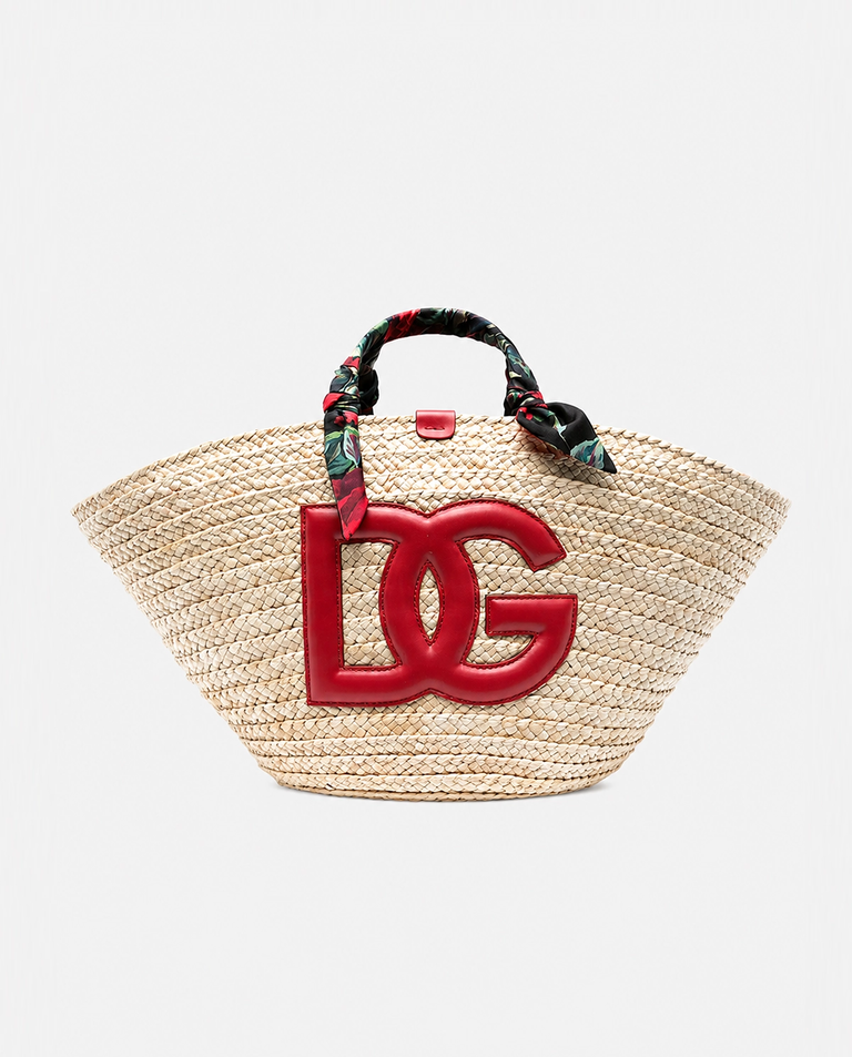 Pleciona torba z logo Kendra Medium