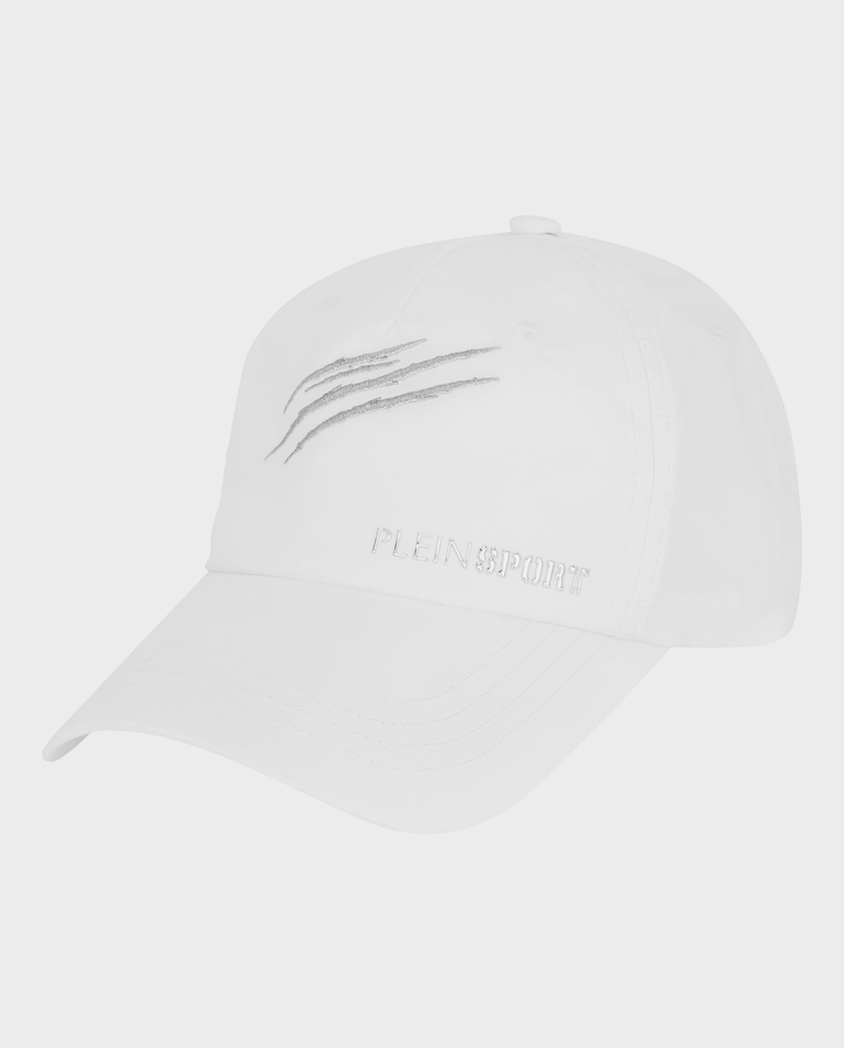 Biała czapka z daszkiem PS Chrome