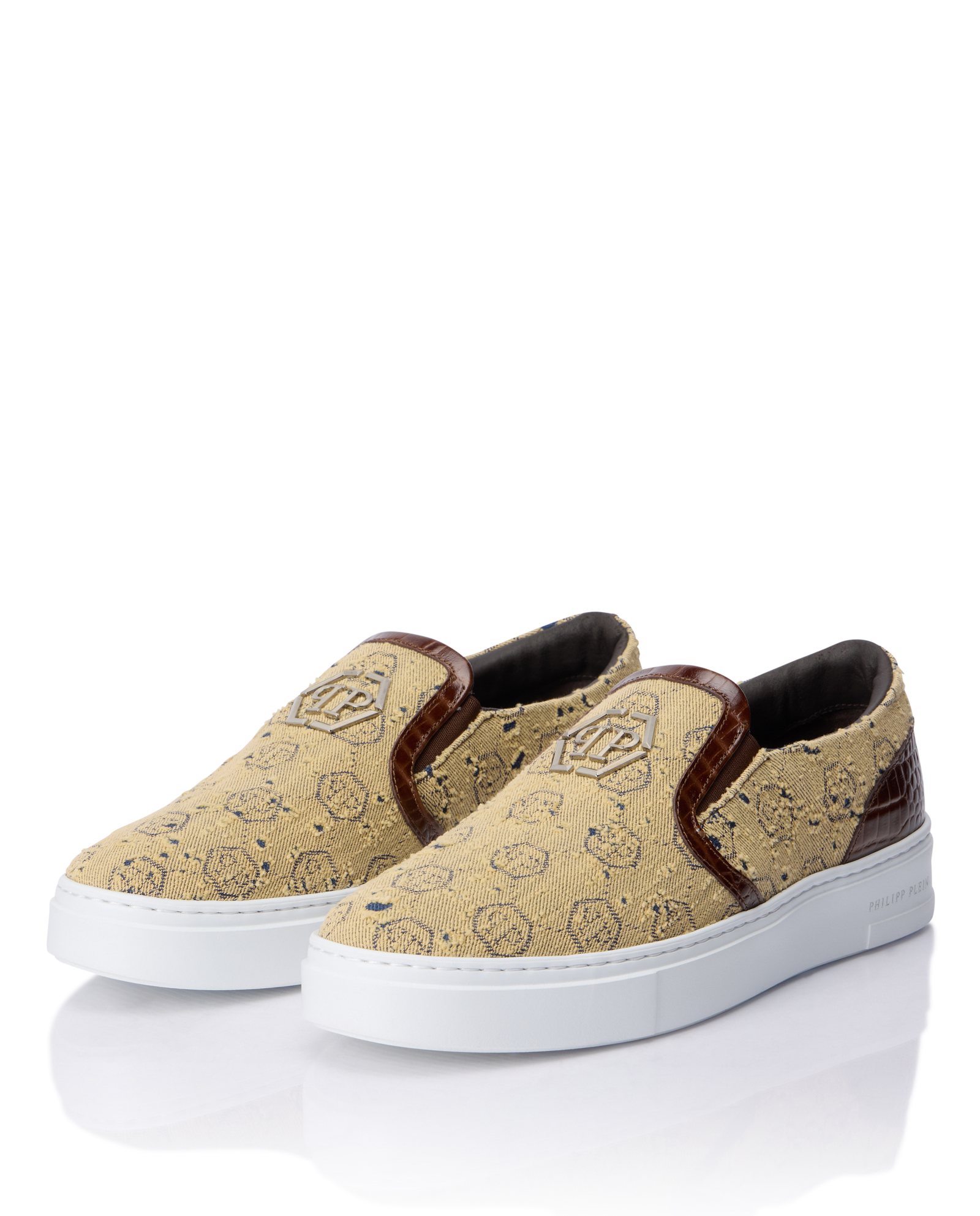 Buty typu slip-on z monogramem - Image #3