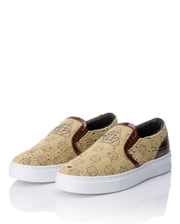 Buty typu slip-on z monogramem - Image #3