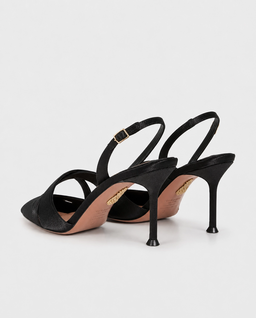 Czarne sandały na obcasie Alex 85 - Image #3