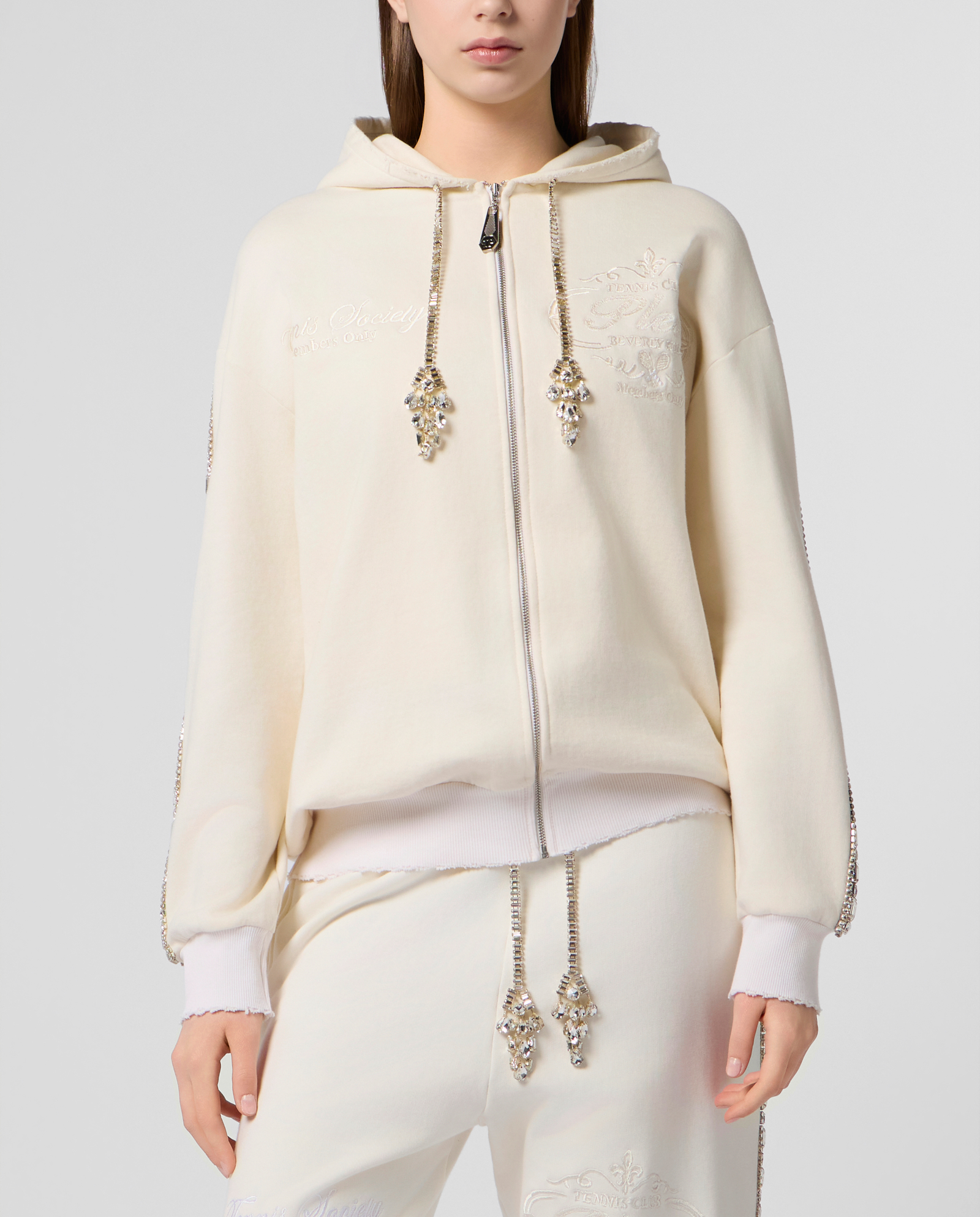 Bluza z kapturem Tennis Club Crystals - Image #1