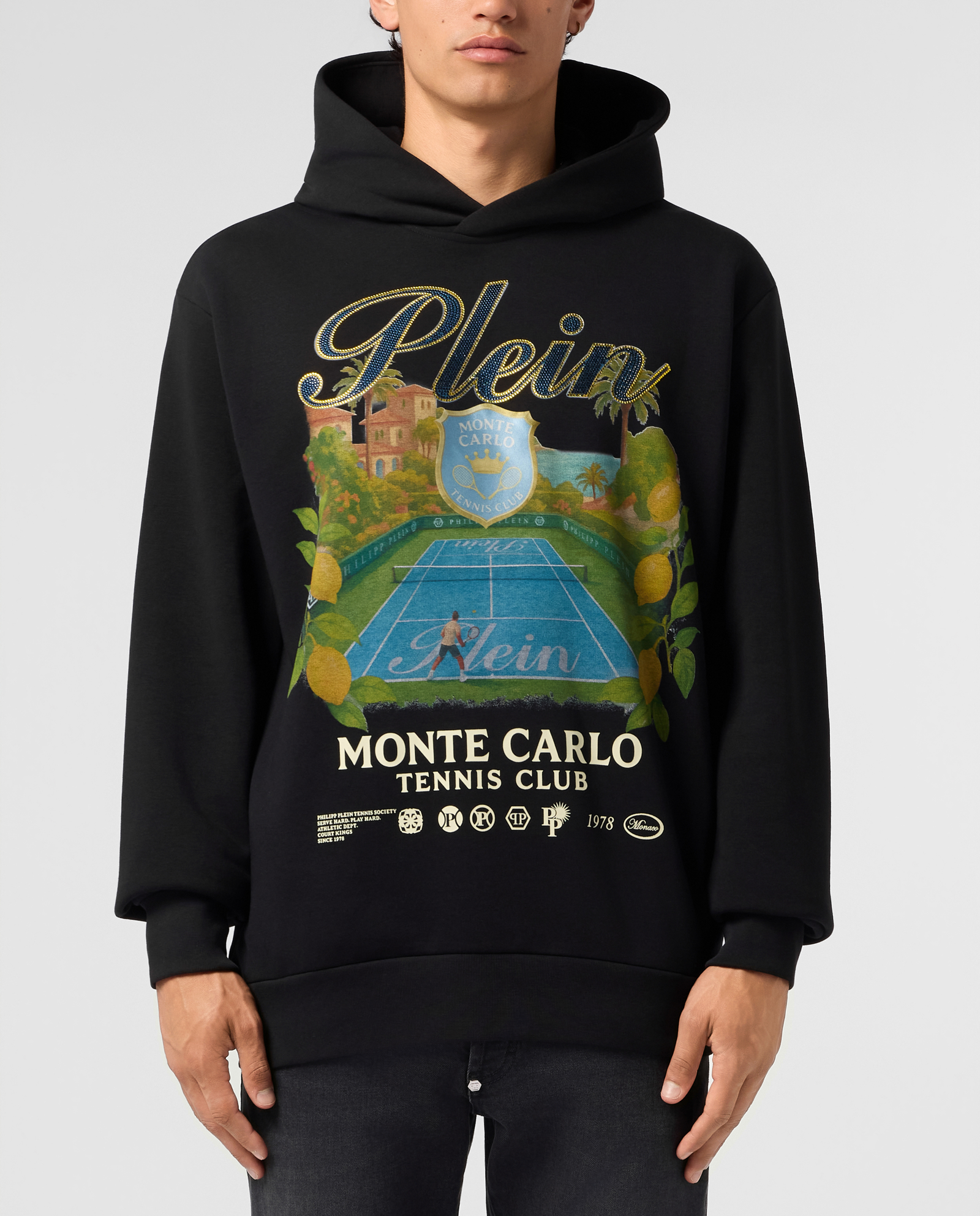 Bluza z kapturem Monte Carlo Tennis Club - Image #1