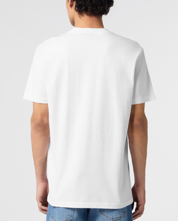 Biały t-shirt z haftem Eagle Montecarlo - Image #2