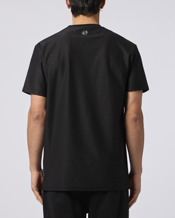 Czarny t-shirt z motywem czaszki - Image #2