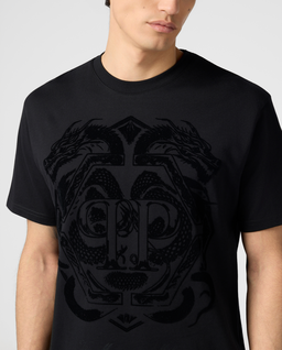 Czarny t-shirt z motywem smoka - Image #4