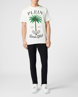Biały t-shirt Tennis Club - Image #3