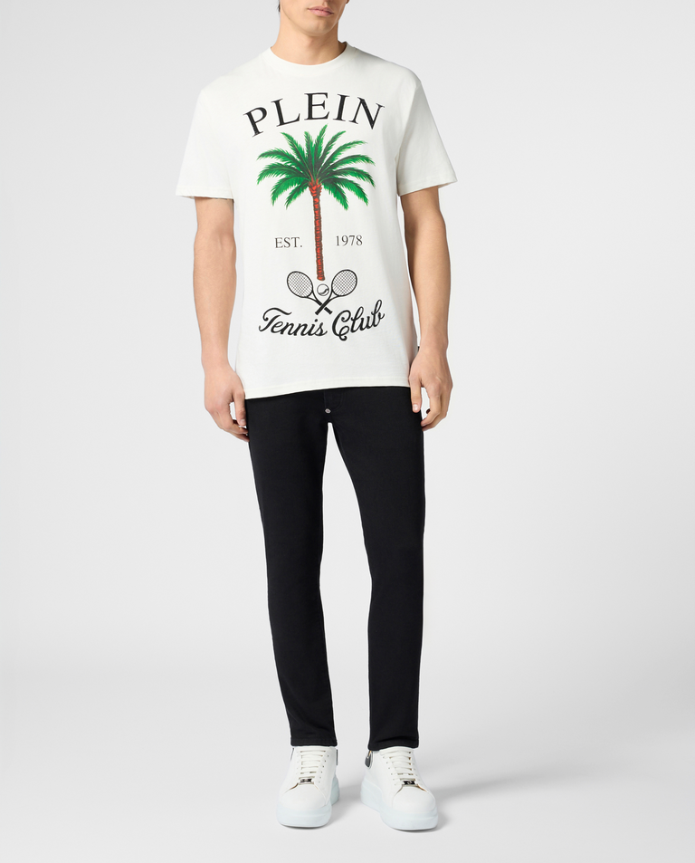 Biały t-shirt Tennis Club - Image #3