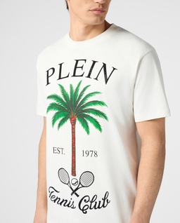 Biały t-shirt Tennis Club - Image #4