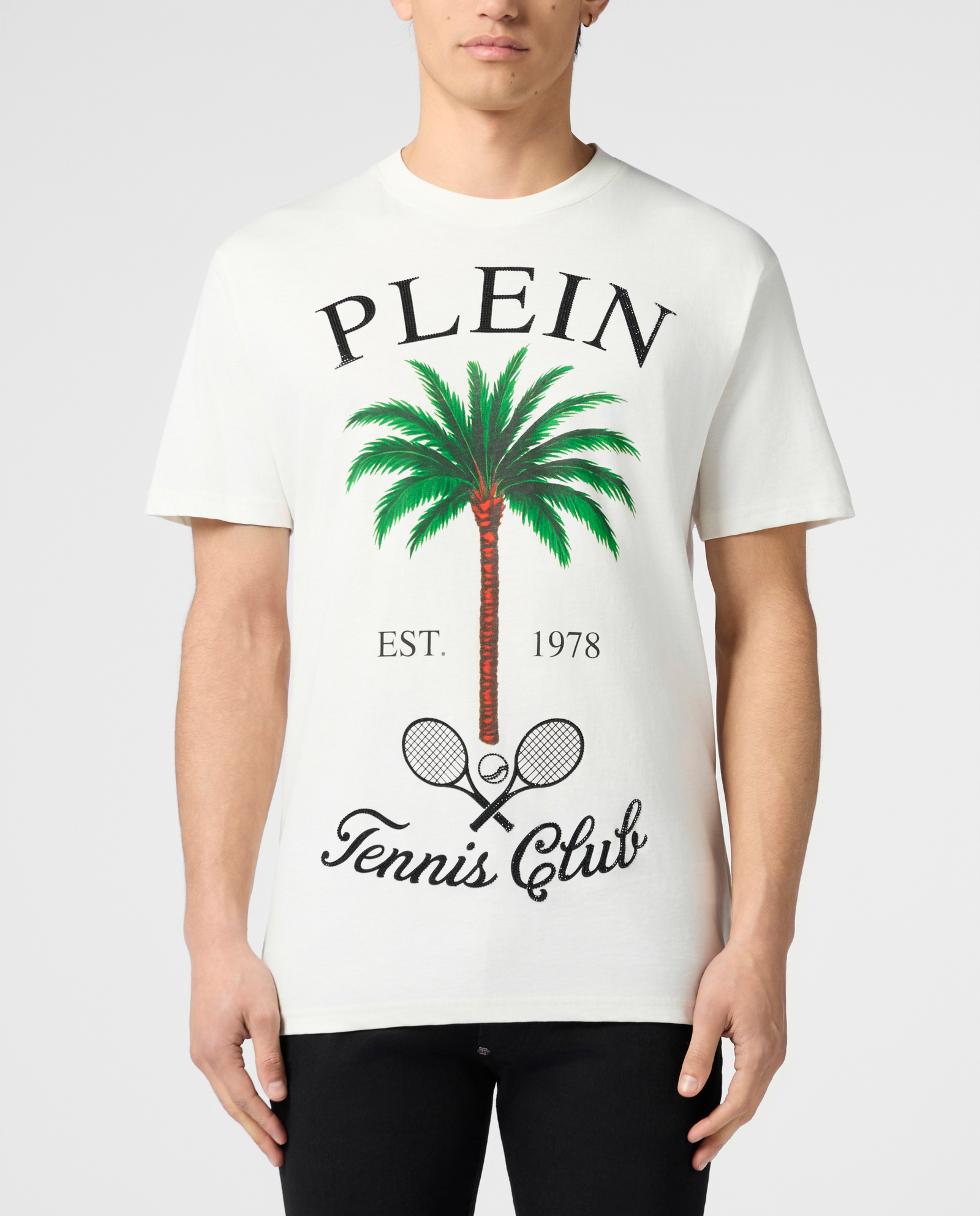 Biały t-shirt Tennis Club - Image #1