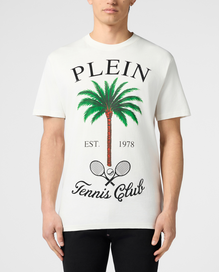 Biały t-shirt Tennis Club