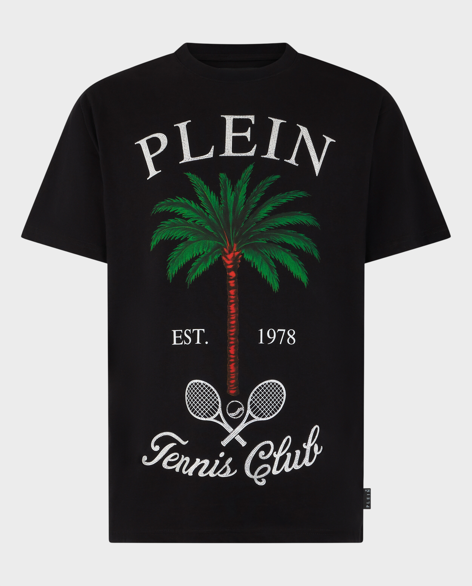 Czarny t-shirt Tennis Club - Image #0
