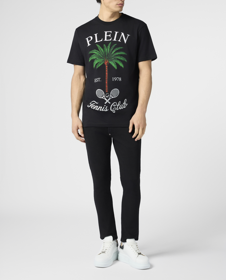 Czarny t-shirt Tennis Club - Image #3