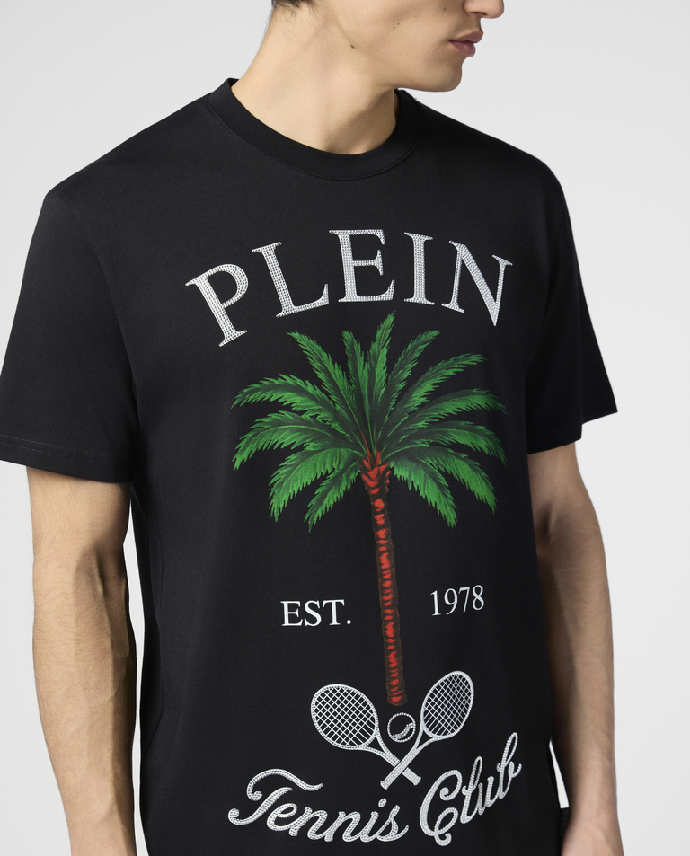 Czarny t-shirt Tennis Club - Image #4