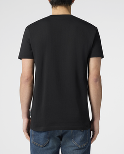 Czarny t-shirt z naszywką Teddy Tennis - Image #2