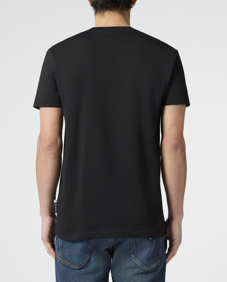 Czarny t-shirt z naszywką Teddy Tennis - Image #2