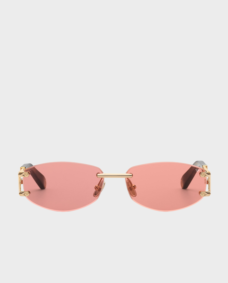 Różowe okulary przeciwsłoneczne Sleek