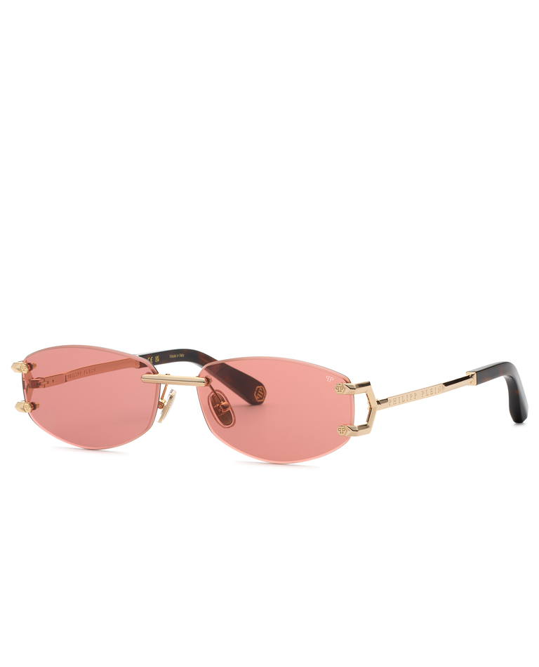 Różowe okulary przeciwsłoneczne Sleek