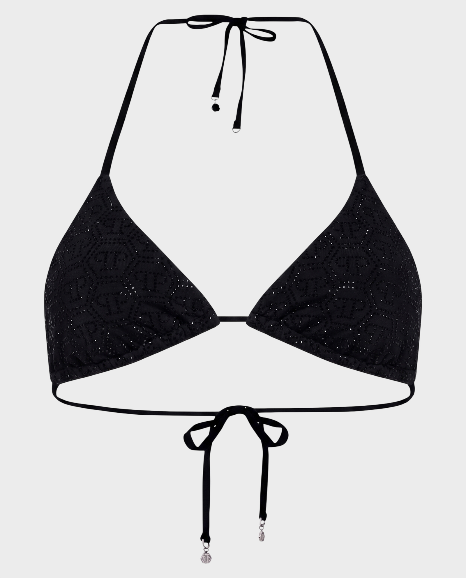 Czarny top od bikini Monogram Strass - Image #0