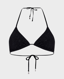 Czarny top od bikini Monogram Strass - Image #0
