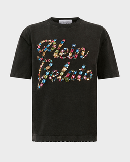 T-shirt z ozdobnym napisem Plein Gelato - Image #0