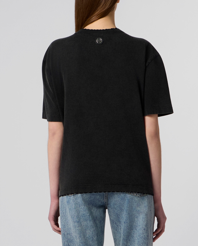 T-shirt z ozdobnym napisem Plein Gelato - Image #2