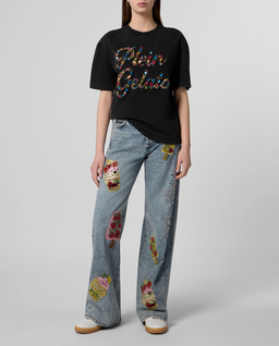 T-shirt z ozdobnym napisem Plein Gelato - Image #3