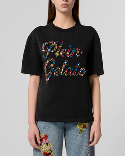T-shirt z ozdobnym napisem Plein Gelato - Image #1