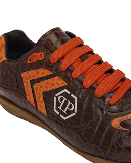 Brązowe sneakersy Pit $top Cocco - Image #4