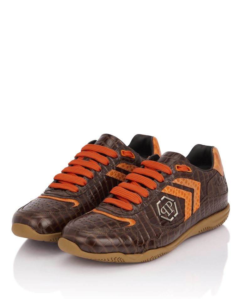 Brązowe sneakersy Pit $top Cocco - Image #2